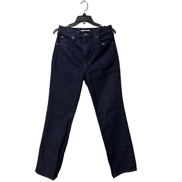 Levi's Denim - Levis 70s High Straight Jeans Dark Indigo Wash High Rise Denim Size 29 Classic